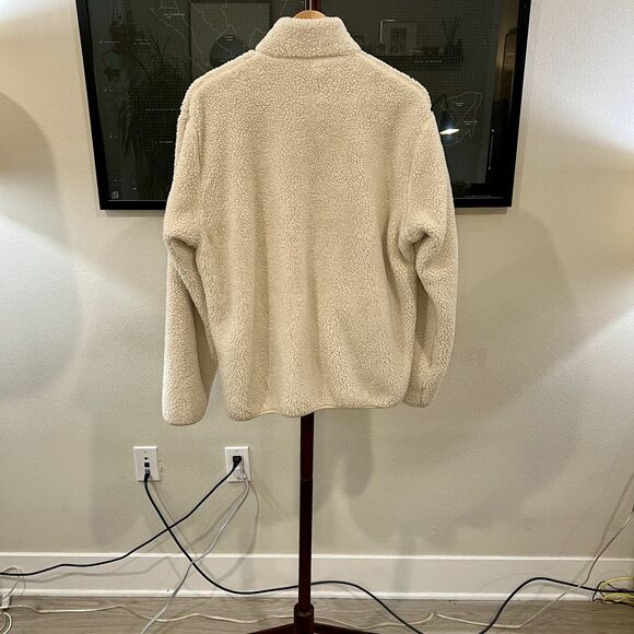 Uniqlo - LS Fleece Full Zip Jacket - Cream - Picture 2 of 6